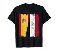 Spain Iraq Half Flag Spanish Iraqi Jersey T-Shirt