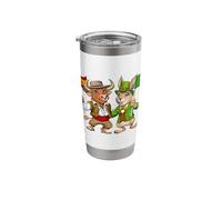 Spain Ireland Flag Spanish Irish Roots Spanish Irish Stainless Steel Insulated Tumbler