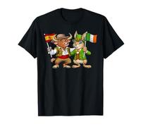 Spain Ireland Flag Spanish Irish Roots Spanish Irish T-Shirt