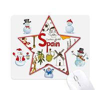 Spain Landscap Animals National Flag Christmas Snowman Family Star Mouse Pad