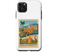 Spain Letters in 50s Vintage Retro Travel Poster Art Graphic Case for iPhone 11 Pro Max
