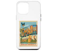 Spain Letters in 50s Vintage Retro Travel Poster Art Graphic Case for iPhone 12 Pro Max