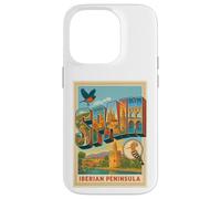 Spain Letters in 50s Vintage Retro Travel Poster Art Graphic Case for iPhone 14 Pro