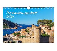 Spain Magic DIN A4 Calendar for 2024 Madrid Holiday Beach Sea Spain Seelenzauber