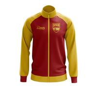 Spain Men's Concept Football Track Jacket in Red | Size: Small Spain Red S