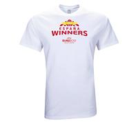 Spain Men's Mens Euro 2012 Winners T-Shirt in White | Size: 2XL Spain White 2XL