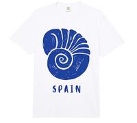 Spain Nautilus Shell Vacation Souvenir Beach Seaside Seafood Comfort Colors Adult Heavyweight T-Shirt