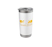 Spain Path of Totality 2026 Total Solar Eclipse Tops & Tees Stainless Steel Insulated Tumbler