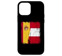 Spain Peru Half Flag Spanish Peruvian Heritage Jersey Case for iPhone 12 mini