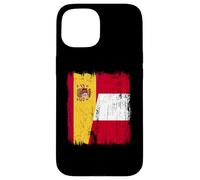 Spain Peru Half Flag Spanish Peruvian Heritage Jersey Case for iPhone 15