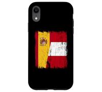 Spain Peru Half Flag Spanish Peruvian Heritage Jersey Case for iPhone XR