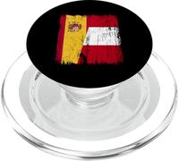 Spain Peru Half Flag Spanish Peruvian Heritage Jersey PopSockets PopGrip for MagSafe