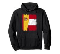Spain Peru Half Flag Spanish Peruvian Heritage Jersey Pullover Hoodie