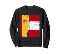 Spain Peru Half Flag Spanish Peruvian Heritage Jersey Sweatshirt