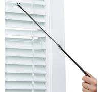 Spain Pole - Window Curtain Pole | Fixed Extension Rod for Paint Roller Frames Retractable Light Hook Hanger for Living Rooms Retractable Blind Opener Shade Pulls Closing Tilt Rod