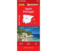Spain & Portugal 2026 - Michelin National Map 734