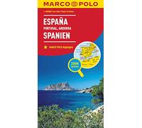 Spain & Portugal Marco Polo Map: Wegenkaart 1:800 000 (Marco Polo Maps)