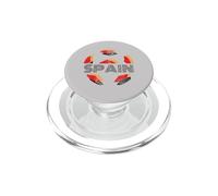 Spain Retro Ball Art World Cup Football PopSockets PopGrip for MagSafe