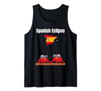 Spain Solar eclipses Lover Bulls Spanish Flag Souvenir Tank Top