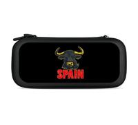Spain Spanish Bull Compatible with Switch Case Bag Travel Protective Cover Handbag with 15 Game Accessories