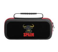 Spain Spanish Bull Compatible with Switch Case Bag Travel Protective Cover Handbag with 20 Game Accessories