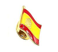 Spain Spanish Espanol Metal Enamel Country Flag Pin Badge