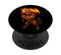 Spain Spanish Flag Bull | Proud Spaniard | Toro Español PopSockets Adhesive PopGrip