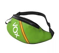 Spain Stripe Flag Fanny Pack for Men Women Fashion Spanish Political Party Crossbody Waist Bag Traveling Money Pouch