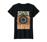 Spain Total Solar Eclipse 2026 August 12 Astronomy Event Value Graphic T-Shirt, Women, Black, XS