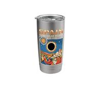 Spain Total Solar Eclipse 2026 August 12 Astronomy Lover Stainless Steel Insulated Tumbler