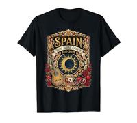 Spain Total Solar Eclipse 2026 August 12 Astronomy Observer Value Graphic T-Shirt, Men, Black, S