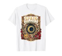 Spain Total Solar Eclipse 2026 August 12 Astronomy Observer Value Graphic T-Shirt, Men, White, S