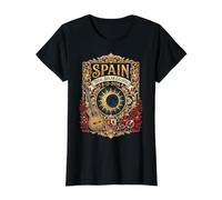 Spain Total Solar Eclipse 2026 August 12 Astronomy Observer Value Graphic T-Shirt, Women, Black, S