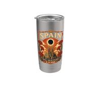 Spain Total Solar Eclipse 2026 Barcelona Sagrada Familia Stainless Steel Insulated Tumbler