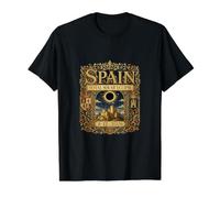 Spain Total Solar Eclipse 2026 Sky Watcher Astronomy Event Value Graphic T-Shirt, Men, Black, XL