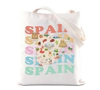 Spain Trip Tote Bag Espana Travel Gift Spanish Family Trip Gift European Spain Lover Reusable Bag Spain Moving Gift (SPAIN)