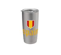 Spain Tshirt Retro Spanish Espanol Madrid Barcelona Retro Stainless Steel Insulated Tumbler