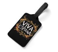 Spain Viva EspañA Luggage Tags for Suitcases 7x12cm | Handbag Tag Labels Travel Accessories Privacy Cover ID Label