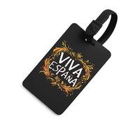 Spain Viva EspañA Luggage Tags for Suitcases Handbag Tag Labels Travel Accessories Privacy Cover ID Label