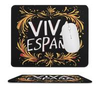 Spain Viva EspañA Mouse Pad Waterproof Ultra-Thin Non-Slip Rubber Base Square Mouse Mat Gaming Mousepad 9.8"x11.8"