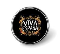 Spain Viva EspañA Round Enamel Brooch Pin Button Badges Decoration Hat Clothing Bag Accessories Gift Crafts