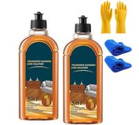 Spainho 5-in-1 Floor Cleaner & Polish, All Floors Cleaning fluid for Wood, Tile & Marble, Spainho Floor Cleaner Removes Stains & Stink, Natural, Non-Slip, Spray for Mops (2PCS-B)