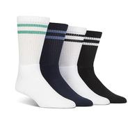 Spairs Men's Leisure Sport Socks, Fully Cushioned Foot, Performance Yarn, Soft, Comfortable, Breathable, Crew Length, Multipack of 4 Pairs, Size 7-11 Crew Multi