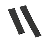 SPAKAMTZTK 22mm Style Rubber Watch Strap Waterproof Bracelet Watchband Compatible With TAG Compatible With HEUER Compatible With AQUARACER 300 WAY201B CALIBRE 5 Accessories Logo watch band(Black strap