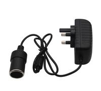 SPAKAMTZTK 24W 1 Lighter Household 220V AC To 12V DC 2A Car Adapter Socket Converter Charging Tester lighter(UK)
