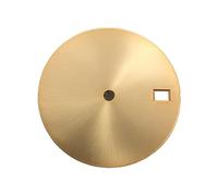 SPAKAMTZTK 28.5mm Watch Dial Fit NH35 ETA2824 2836 Compatible with Miyota 8205 8215 821A Compatible with Mingzhu DG2813 3804 Movement Black/Green/Gold Watch dial(Gold,FIT NH35 Movement)