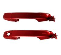 SPAKAMTZTK 2Pcs Red Exterior Door Handle Front Driver & Passenger Side Fit for Toyota Camry 2012 2013 2014 2015 2016 2017 Replaces 6921106090 Outer Door Handle
