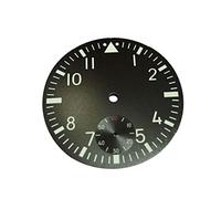 SPAKAMTZTK 38.9mm Black Dial Luminous White Numbers Fit Hand Winding 6498 ST36 Mechanical Watch Movement Watch dial