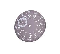 SPAKAMTZTK 38.9mm Black Sterile Watch Dial Luminous Marks Dial Compatible with ETA 6497 Or ST3600 Movement Watch dial(C)