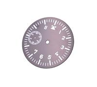 SPAKAMTZTK 38.9mm Black Sterile Watch Dial Luminous Marks Dial Compatible with ETA 6497 Or ST3600 Movement Watch dial(B)